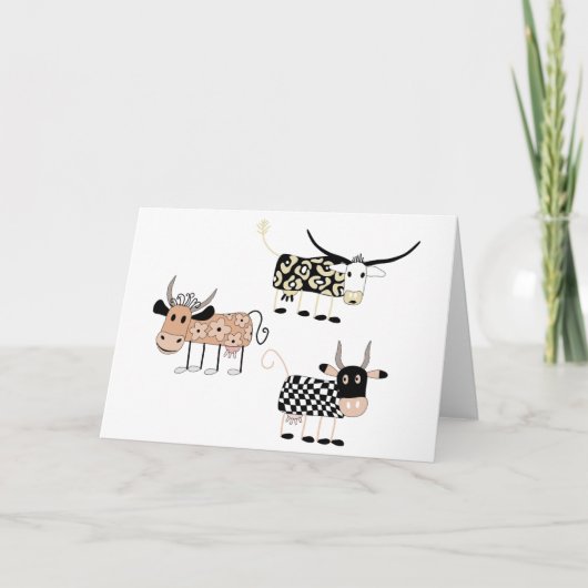 モー サンキューカード (正面)