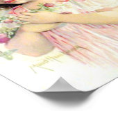 モー・ハンフリーの夏の少女と蜂のアートプリント ポスター (角)