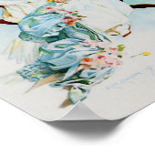 モー・ハンフリーの少女が縫うアートプリント ポスター (角)