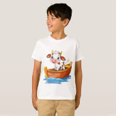 モー-d for cuddles -ベビーカウティー tシャツ (正面フル)