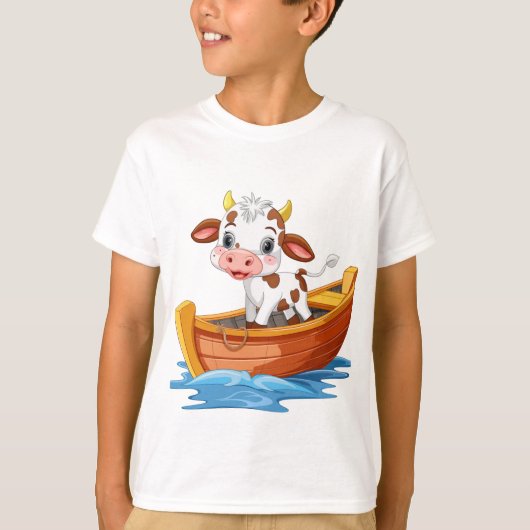 モー-d for cuddles -ベビーカウティー tシャツ (正面)