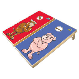 モー & Oink Cornhole Set