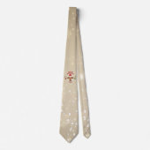 モーChristmas Longhorn Steer ネクタイ (正面)