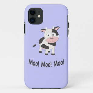 モーCute モー Cartoon Cow iPhone 11 ケース