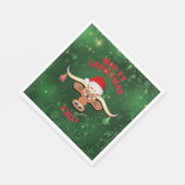 "モーey christmas, Longhorn Steer スタンダードランチョンナプキン (角)