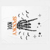 モ不気味ード フリースブランケット (正面(横))