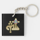 ヤアラハアクリルキーチェーン キーホルダー (裏面)