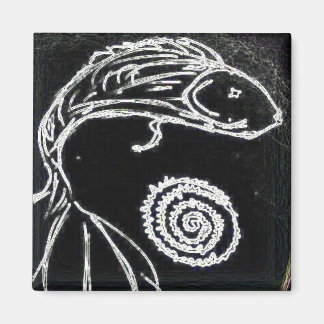 ヤイベッタフィッシュスケッチ マグネット