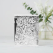 ヤイモンスターアニメマンガ ポストカード (スタンド正面)