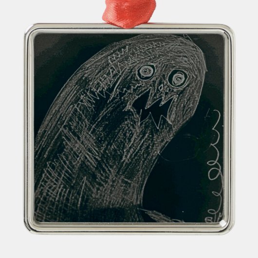 ヤイワームスケッチとあなたの魂は暗くなる メタルオーナメント (正面)