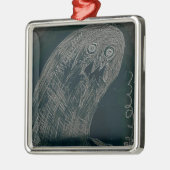 ヤイワームスケッチとあなたの魂は暗くなる メタルオーナメント (左)