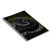 ヤイースウィートエスケープ抽象芸術アートデザイン ノートブック (右側)