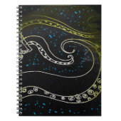 ヤイースウィートエスケープ抽象芸術アートデザイン ノートブック (正面)