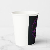 ヤイーパープルペンタグラム 紙コップ (右)
