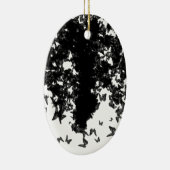 ヤイーブラックアゲハチョウ蝶 セラミックオーナメント (右)