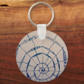 ヤエイスパイダーウェッブアート キーホルダー (正面)