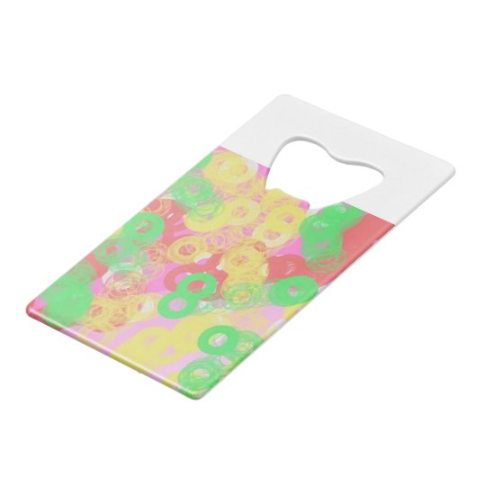 ヤエキャンディデザインとても素晴らしい クレジットカード栓抜き (正面アングル)