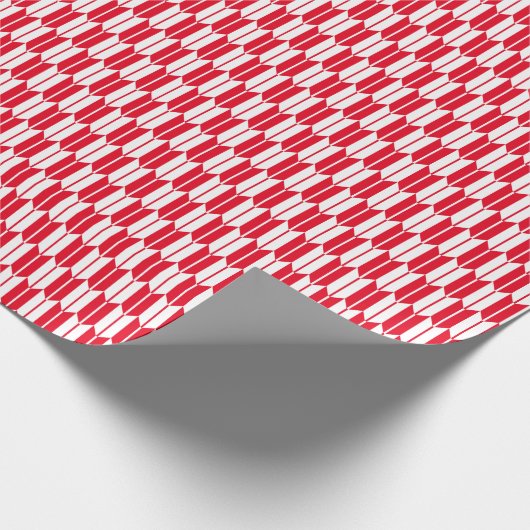 ヤガスリ伝統的ジャパタン赤 ラッピングペーパー (角)