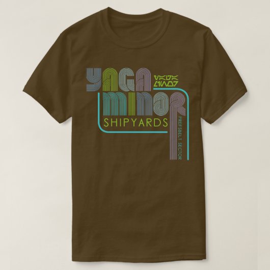 ヤガマイナー造船所 Tシャツ (デザイン正面)