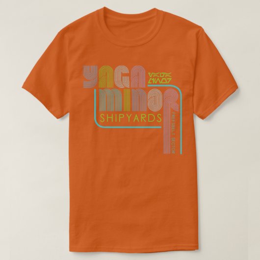 ヤガマイナー造船所 Tシャツ (デザイン正面)