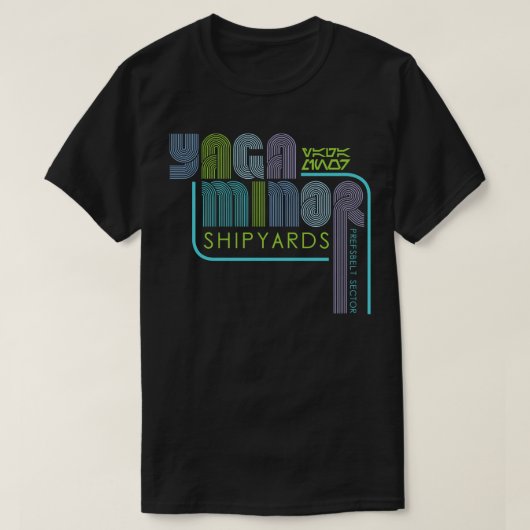 ヤガマイナー造船所 Tシャツ (デザイン正面)