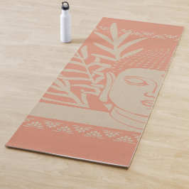ヤガマタ ブッダ ヘッド ウィズ パーム コーラル プラス ダブ Yoga ヨガマット