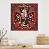 ヤキディアダンサーアートポスターリチャード・レガレタ ポスター (キッチン)