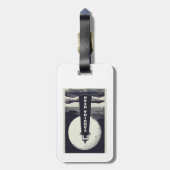 ヤキナヘッドライトハウスオレゴン月 ラゲッジタグ (裏面縦)