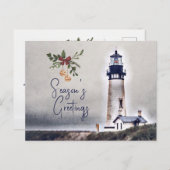 ヤキナヘッドライトハウスシーズンズグリーティングホリデー ポストカード (正面/裏面)