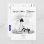 ヤキナヘッドライトハウス – オレゴン ポストカード (正面/裏面)