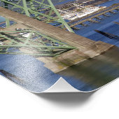 ヤキナ湾にまたがるヤキナ湾橋 フォトプリント (角)