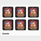 ヤキニネイションディアダンサーのステッカー スクエアシール (シート)