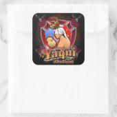 ヤキニネイションディアダンサーのステッカー スクエアシール (バッグ)