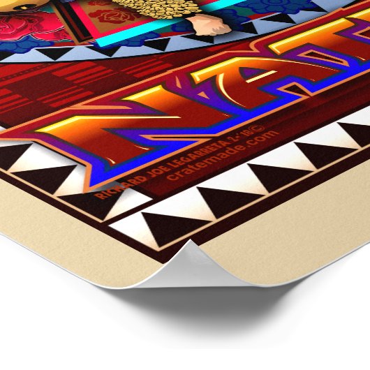 ヤキネイションディアダンサーアートプリントポスター ポスター (角)