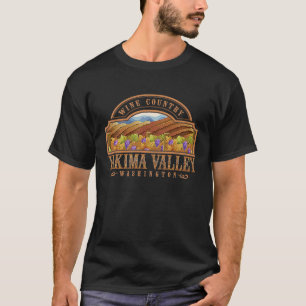 ヤキマバレー ワシントン ワインカントリー ワイン テイスティング Tシャツ