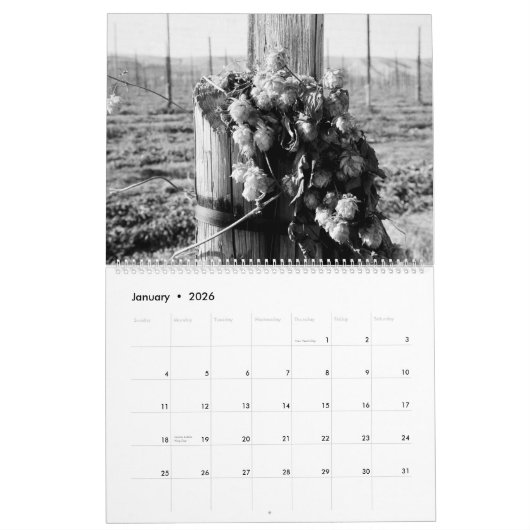 ヤキマ郡オンフィルム カレンダー (1月 2026)