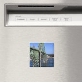 ヤキーナ湾に架かるヤキーナ・ベイ・ブリッジ マグネット (インサイチュ (食洗機))