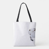 ヤギおっちょこちょいのトートバッグ トートバッグ (裏面)