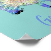 ヤギおもしろいことわざ ポスター (角)