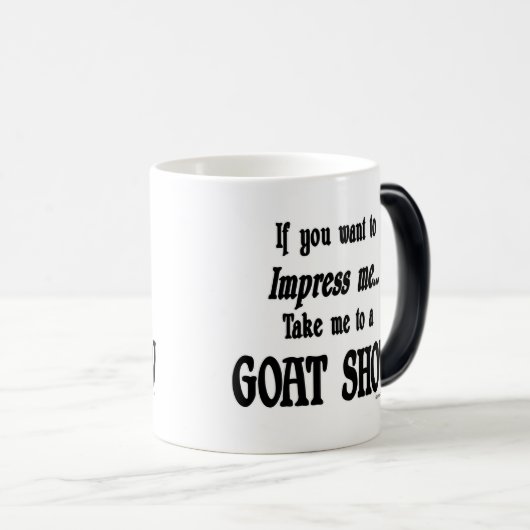 ヤギおもしろいことわざ モーフィングマグカップ (正面右)