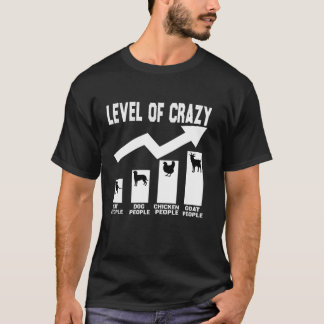ヤギおもしろいとチ熱狂するキンTシャツのレベル Tシャツ
