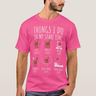 ヤギおもしろいは私の暇な時に行う恋人Goa Tシャツ