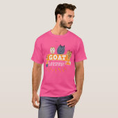 ヤギおもしろいウイスパーおもしろいラ Tシャツ (正面フル)