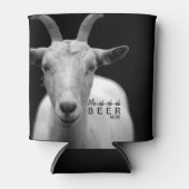 ヤギおもしろいクールサウンド「マイビール」モノグラム 缶クーラー (正面)
