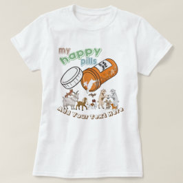 ヤギおもしろいート | カスタマイズ My Happy Pills GetYerGoat Tシャツ