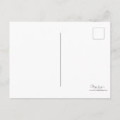 ヤギおもしろい可愛いヤギ ポストカード (裏面)