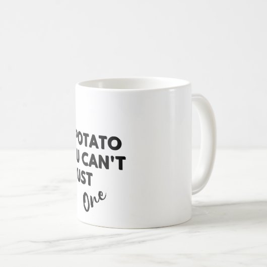 ヤギおもしろい引用文:ヤギはポテトチップスのようなものだ コーヒーマグカップ (正面右)