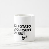 ヤギおもしろい引用文:ヤギはポテトチップスのようなものだ コーヒーマグカップ (中央)