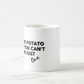 ヤギおもしろい引用文：ヤギはポテトチップスのようなものだ コーヒーマグカップ (中央)