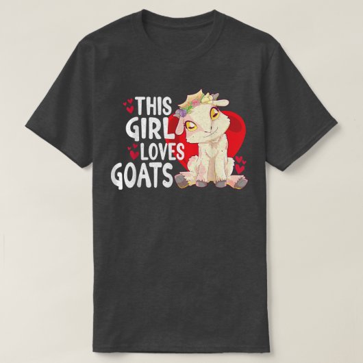 ヤギおもしろい恋人の畜産農場農家牛T-Sh Tシャツ (デザイン正面)
